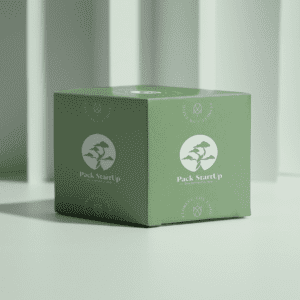 PACK-STARTUP caja blanca con motivos bonsai verde logoo one group agency marketing 5